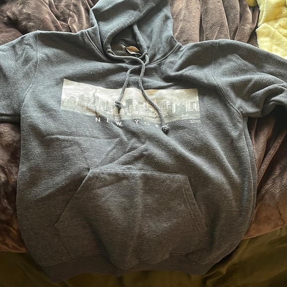 Heather grey Hoodie. Vintage NYC - Picture 1 of 1